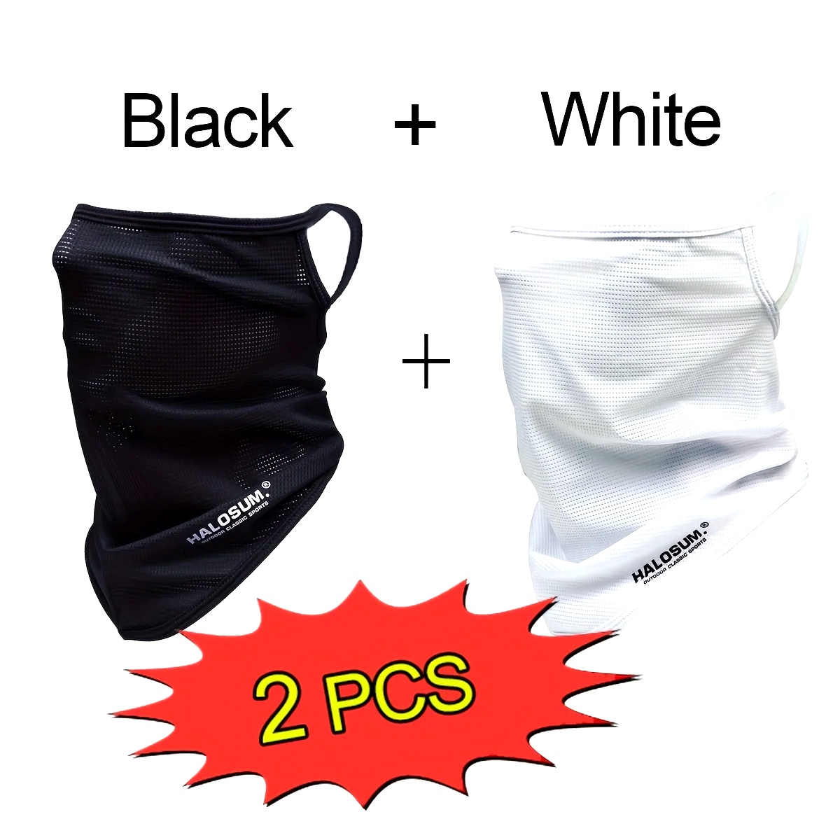 Fishing Mask Sun Protection - 1/2pcs Ice Silk Mask Breathable Cycling