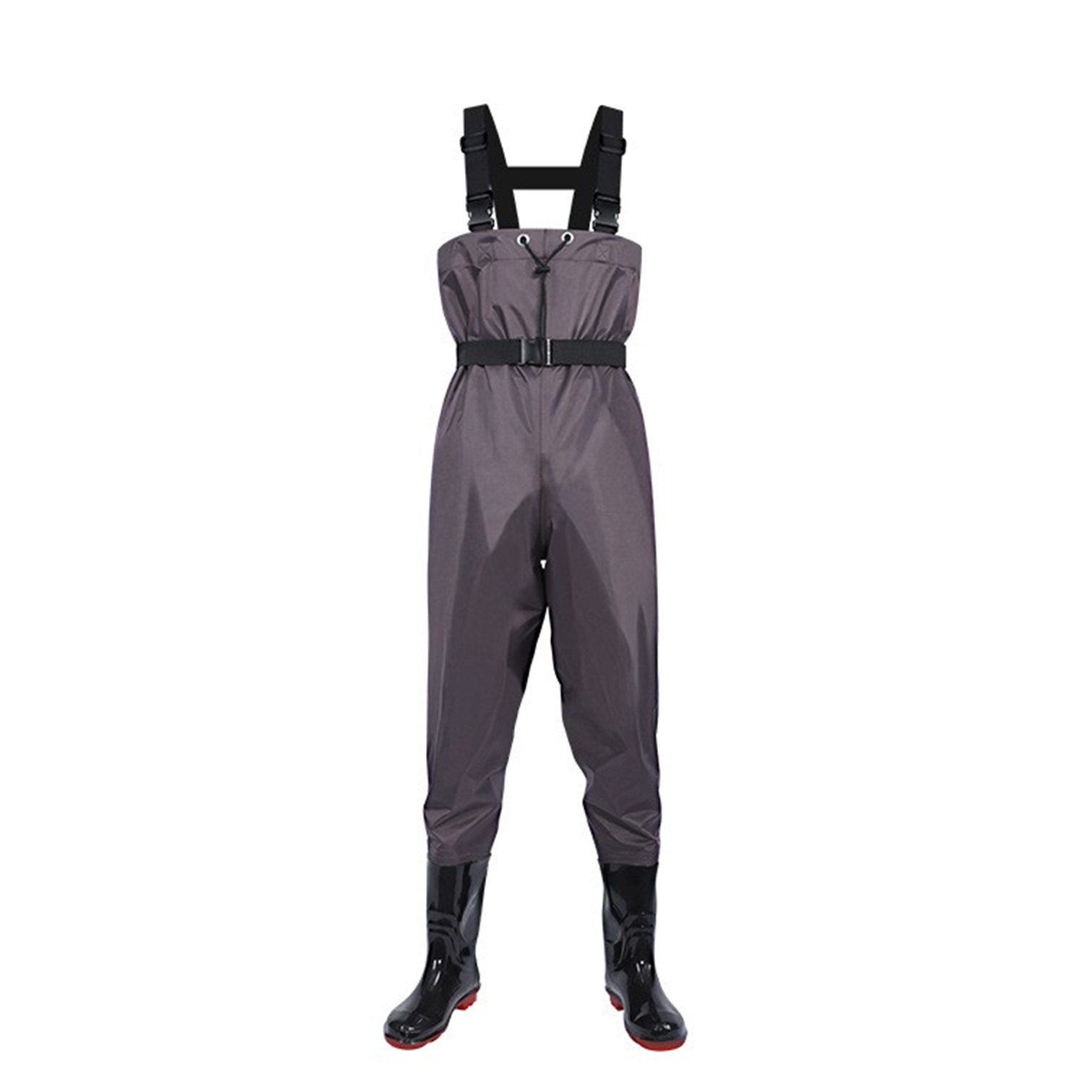 Fishing Waders - Grey Lightweight Nylon Fishing Waders Waterproof