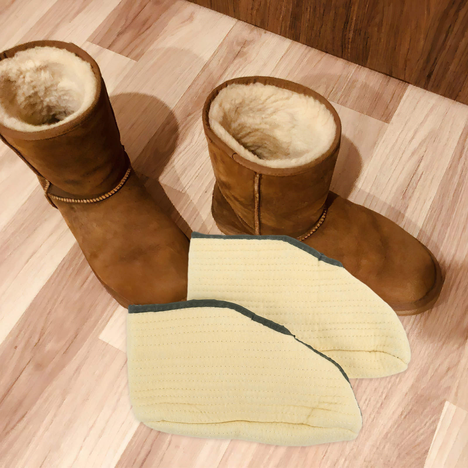 2Pairs Winter Snow Boot Liners - Fishing Socks recension och pris
