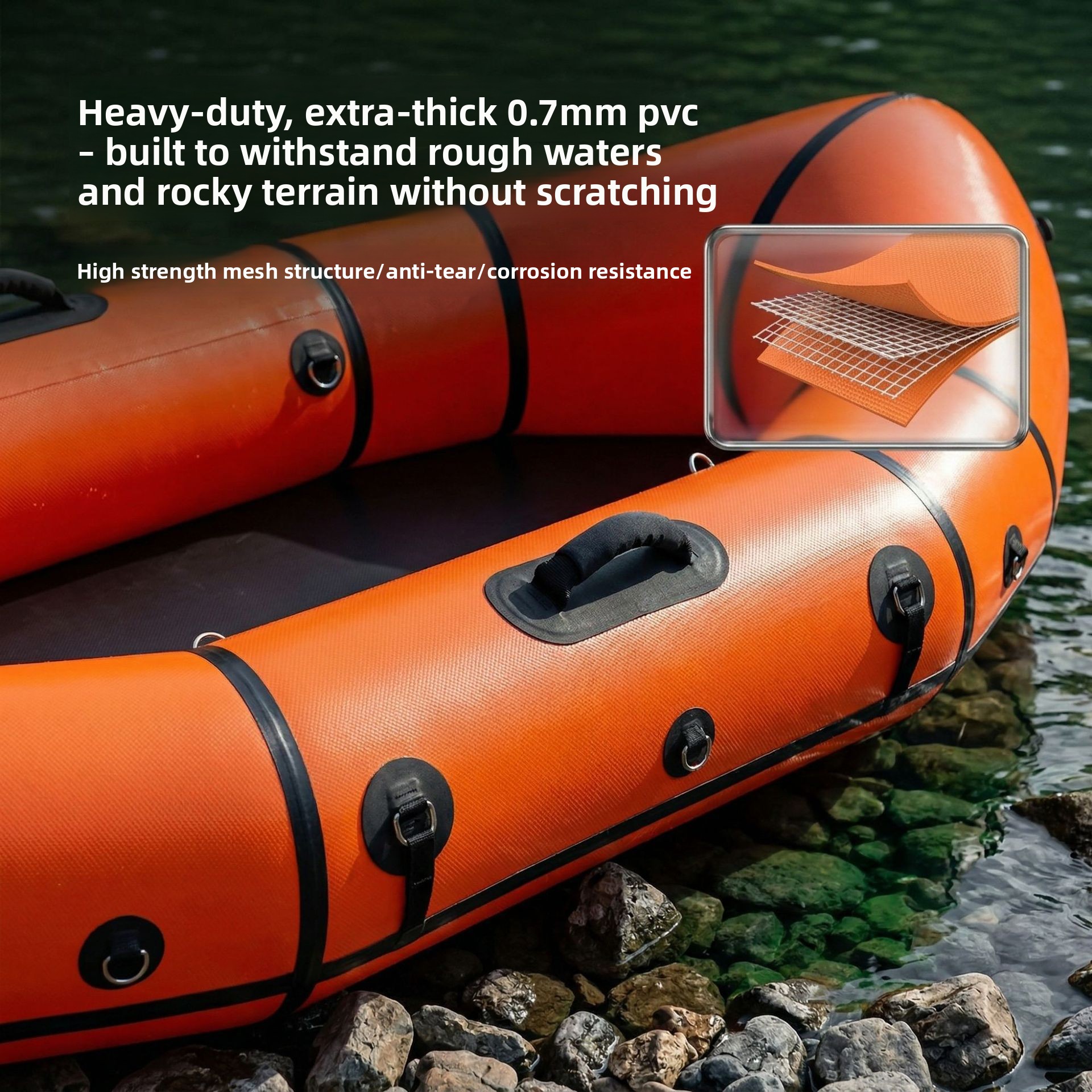 Inflatable Backpack Boat Singl - Fishing Backpack recension och pris