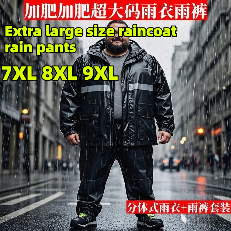Plus Size Rain Suit Separate M - Fishing Jacket Waterproof recension och pris