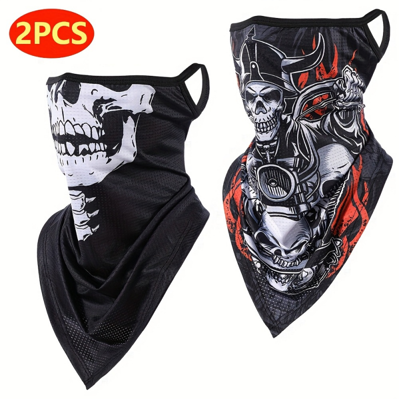2-Pack, Men's Gothic Mask and  - Fishing Mask Sun Protection recension och pris