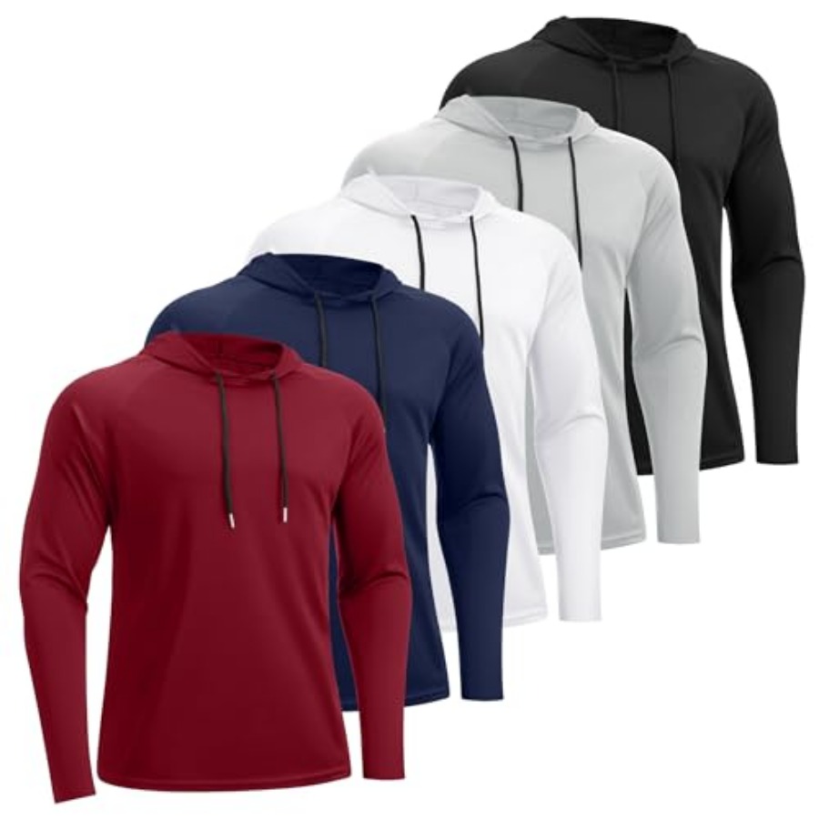 HovSiyla 5 Pack Men's Fishing  - Fishing Hoodie recension och pris