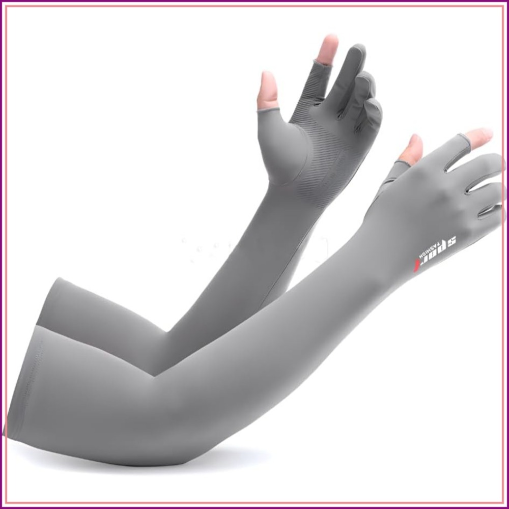 UV Protection Armsleeves with  - Fishing Gloves recension och pris