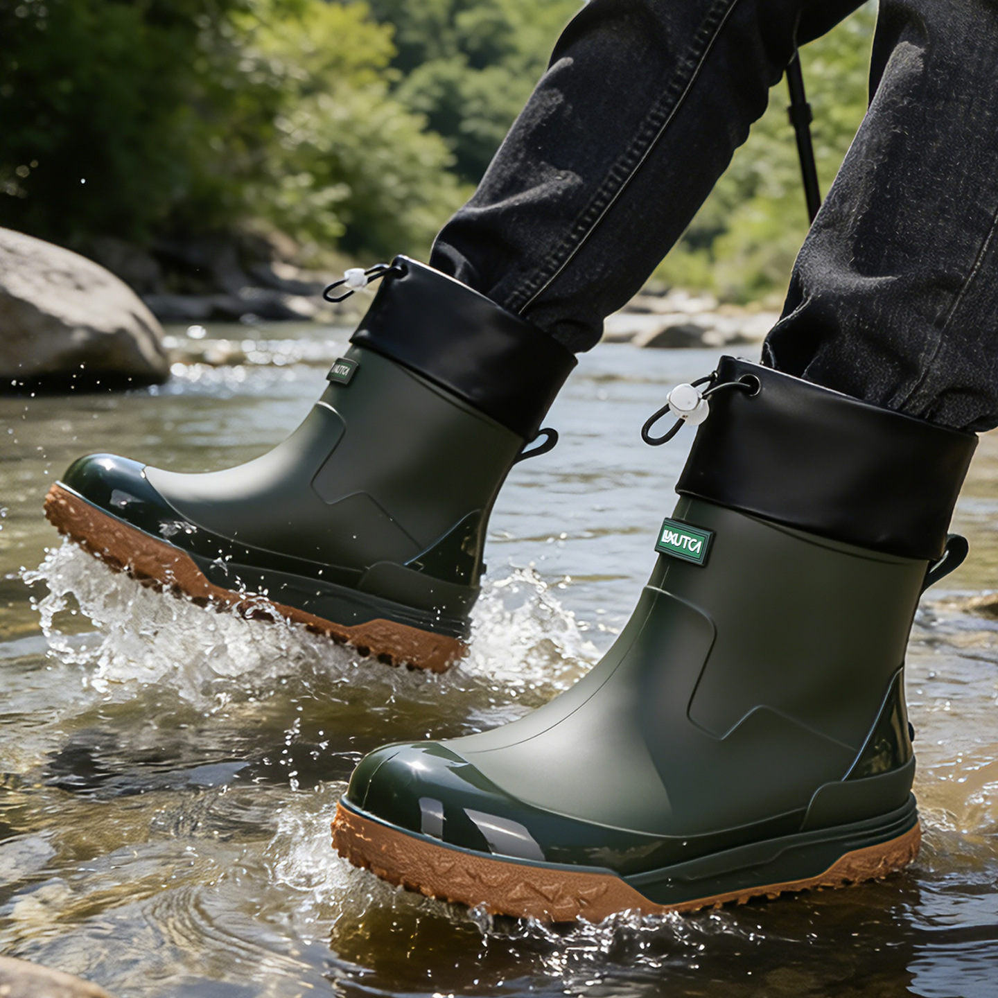 Men's Drawstring Short Rain Bo - Fishing Boots recension och pris
