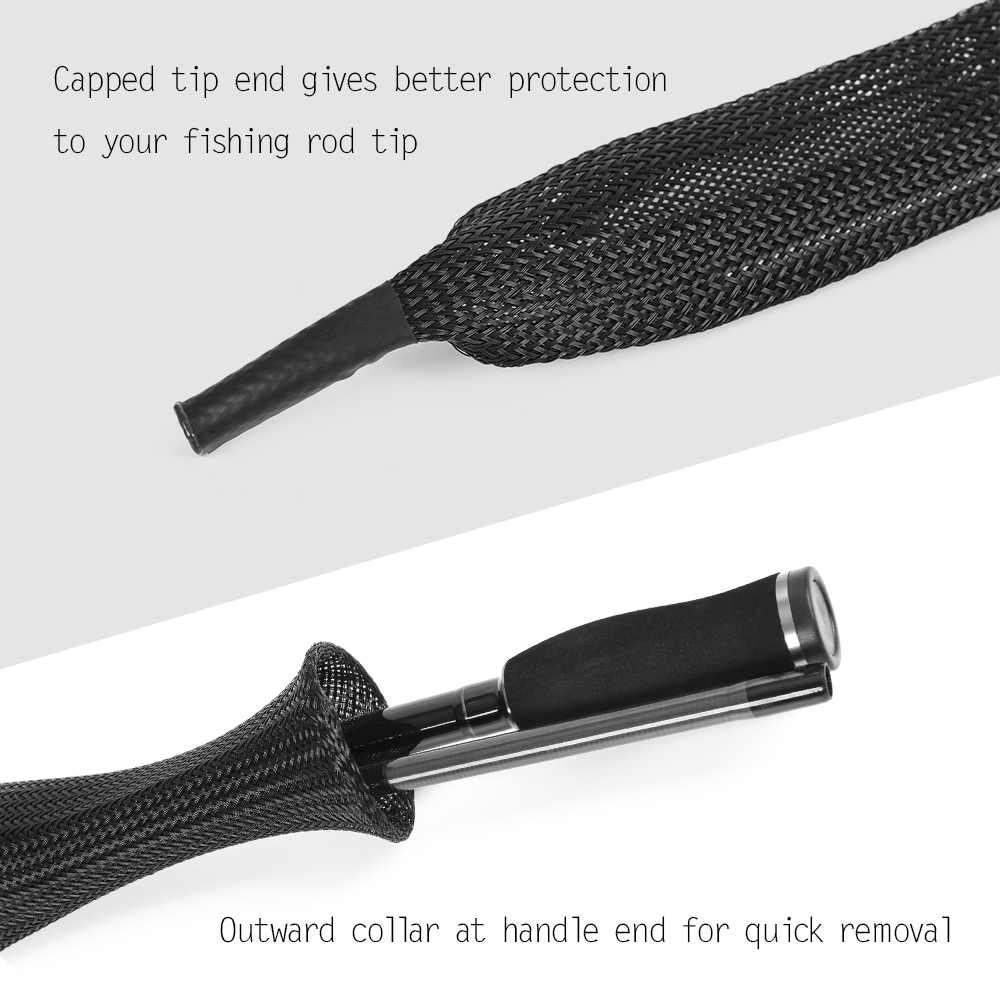 Fishing Rod Cover Spinning Rod - Fishing Socks recension och pris