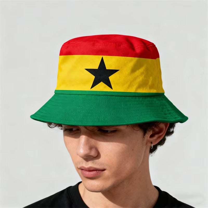 Printed National Flag Bucket H - Fishing Hat recension och pris