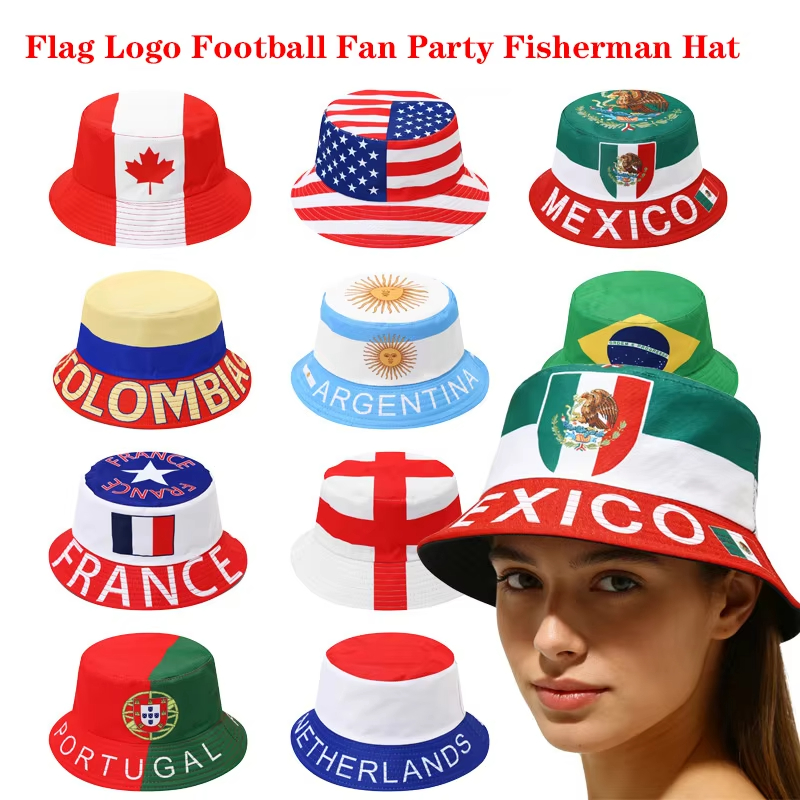 26 Countries National Flag Buc - Fishing Hat recension och pris