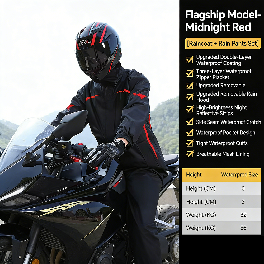 Motorcycle Rain Suit Men Women - Fishing Rain Suit recension och pris