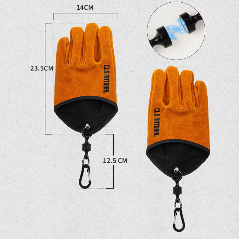 Heat Resistant BBQ Gloves, Cow - Fishing Gloves recension och pris