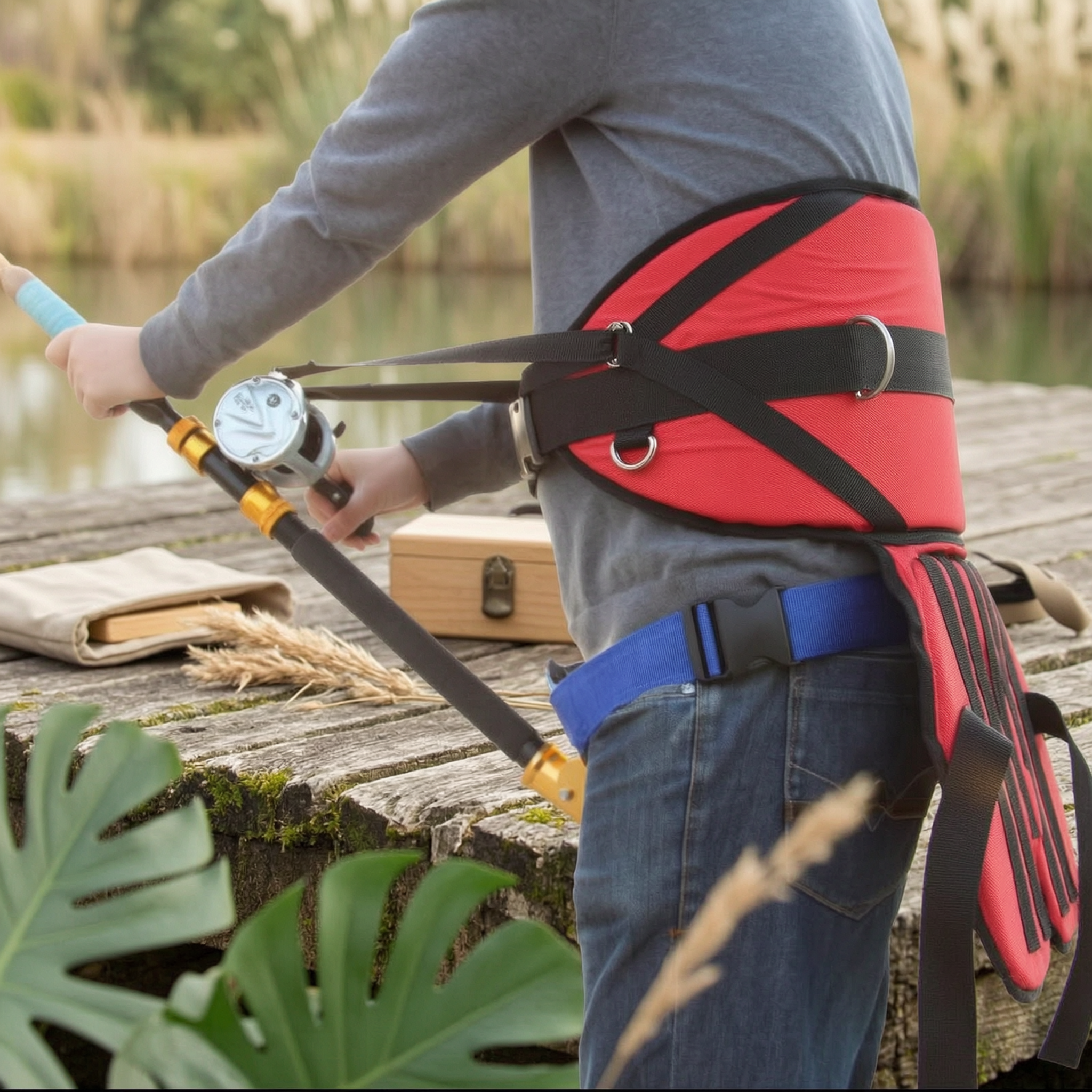 Fishing Waist Belt with Seat C - Fishing Belt recension och pris